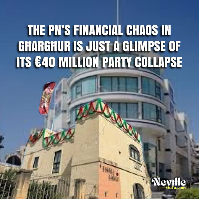The PN’s Financial Chaos in Għargħur Is Just a Glimpse of Its €40 Million Party Collapse