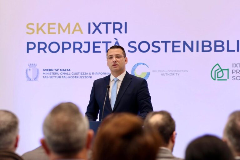 Il-Ministru Attard iħabbar l-iskema Ixtri Proprjetà Sostenibbli għat-tieni sena konsekuttiva