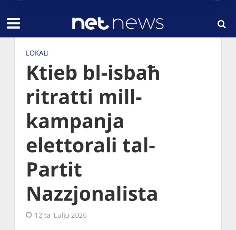 Il-Partit Nazzjonalista iniedi l-Album tat-Telfa